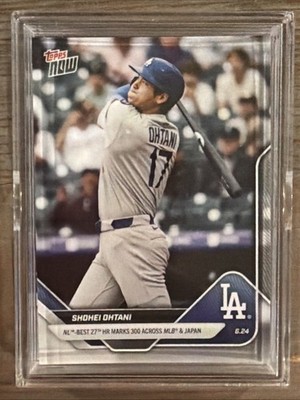 2025 Topps Now Shohei Ohtani #346 NL Best 27th HR Marks 300 Across MLB & Japan