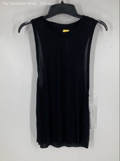 Alo Womens Black Sleeveless Activewear Pullover Tank Top Size Large