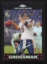 2007 Topps Chrome Rex Grossman Refractor #TC57 Card