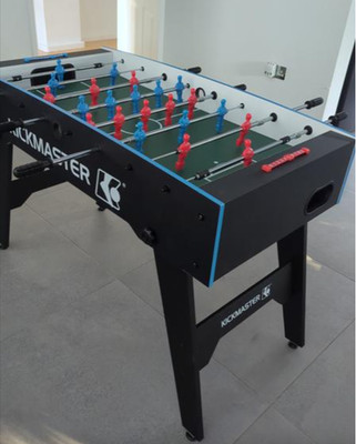 Fußball Tisch Spiel groß 4ft klappbar Tischkicker kompakt Heim Fußball Spielzimmer