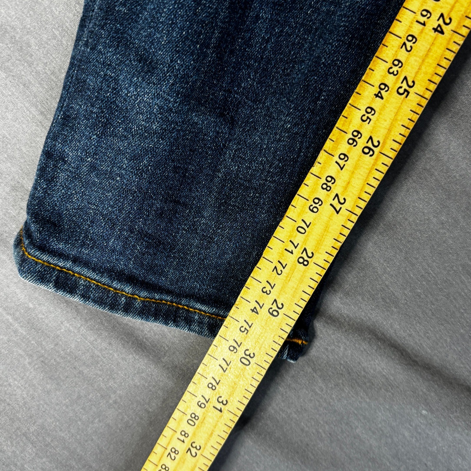 True Religion Halle Mid Rise Super Skinny Jeans Dark Wash Size 33 thumbnail 13