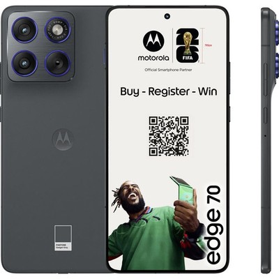 Motorola edge 70 512 GB Gadget Gray Dual SIM Smartphone Handy Mobiltelefon