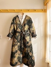 ULLA JOHNSON Theo Coat quilted 100 silk paisley floral jacket robe NWOT M 920