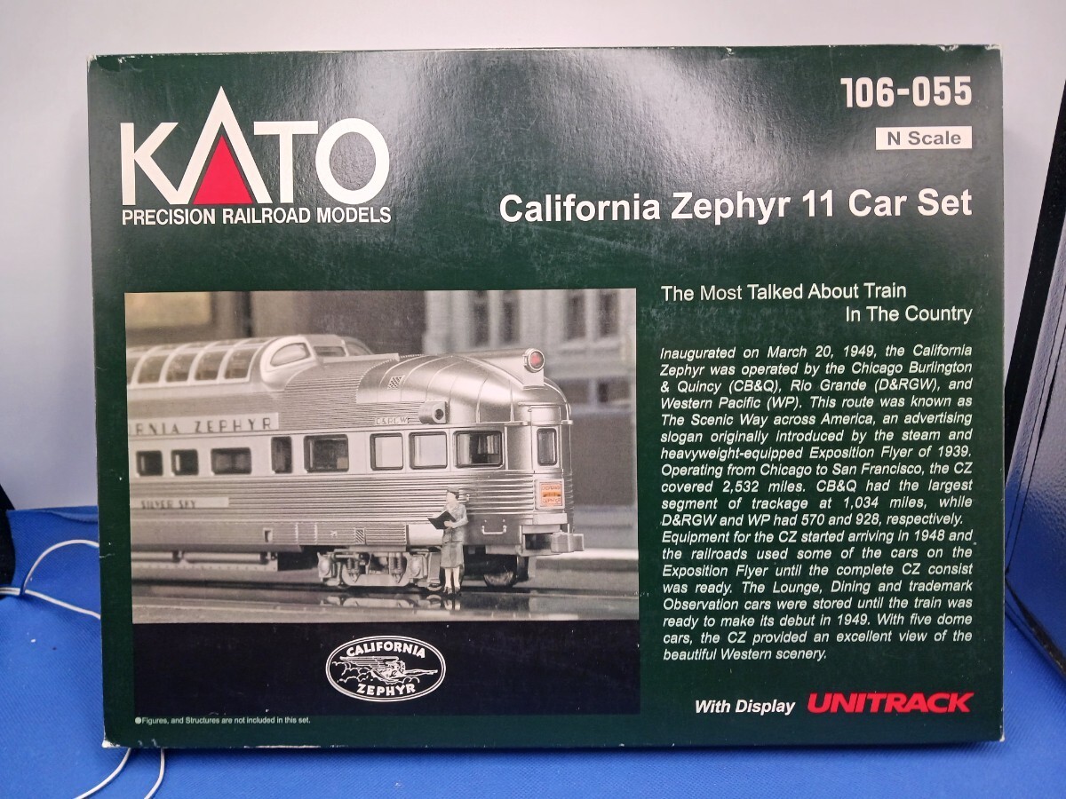 鉄道模型 California Zephyr 11 Car Set 106-055 KATO USA 106-055 California Zephyr 11 Car Set Near Mint JAPAN | eBay