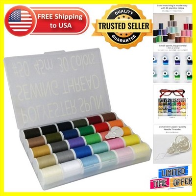 Versatile 30-Color Handy Sewing Thread Set - Perfect for Every Stitching Task