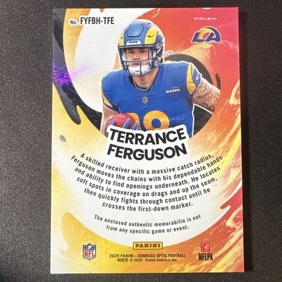 2025 Panini Donruss Optic First Year Fresh RC Jersey Terrance