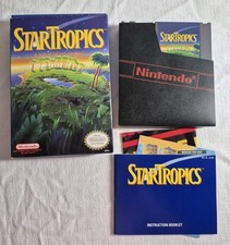 Star Tropics NES CIB With Letter