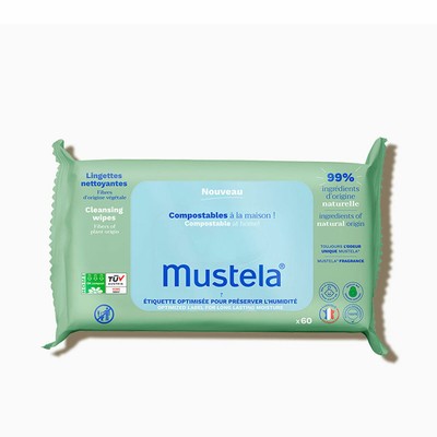 MUSTELA 60 LINGETTES NETTOYANTES - Ma Pharma