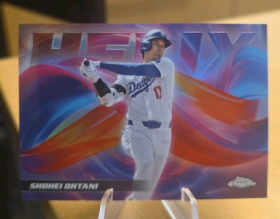 SHOHEI OHTANI 2025 TOPPS CHROME HELIX #HX1 CASE HIT