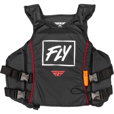 Fly Racing Pullover Flotation Life Vest - Black/White/Red - Small 221-30300S