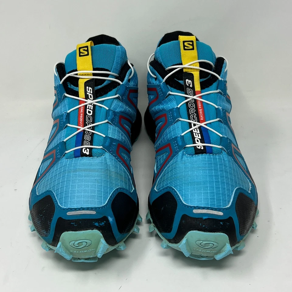 Salomon Speed Cross 3 Shoes Womens 6.5 Blue All Terrain Trail Running Sneakers - Image 2 of 4