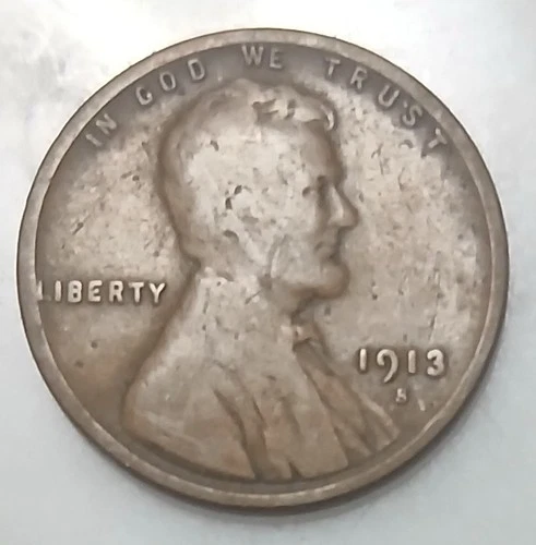 1913 s Lincoln Wheat Cent VG