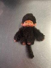 Vintage Sekiguchi Monchhichi Monkey Plush Doll Brown Fur