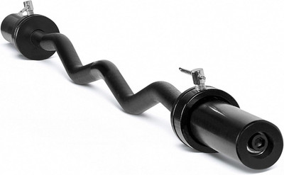 Olympic EZ Curl Bar, Black (2-Inch) (New Version)