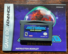 Metroid: Zero Mission (Game Boy Advance, 2004) CART + MANUAL CLEAN TESTED