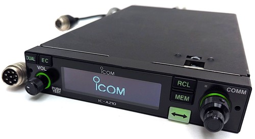 ICOM IC-A210 Panel Mount VHF Aviation Comm Radio Transceiver OLED 8.33kHz TESTED