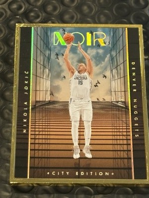 Panini Noir Nikola Jokic City Edition gold 7/8