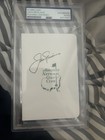 Jack Nicklaus Signed Augusta National Scorecard Masters PSA/DNA Autograph RARE