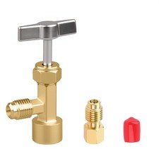 R134A Can Tap,Puncture Style AC Refrigerant Can Tap Valve with R134A Adapter