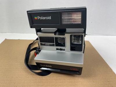 Vintage Polaroid Sun 600 LMS Instant Film Camera ~ Untested ~ With Strap