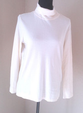 KORET BRAND WOMENS LONG SLEEVE CR ME COLORED TURTLENECK SIZE SMALL bn240