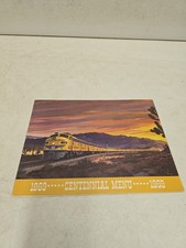 Vintage 1969 Union Pacific Railroad Centennial Los Angeles Domeliner Train Menu