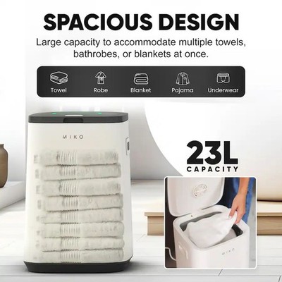 Miko Nest MHL-01-GW 23L Electric Towel Warmer - White (Open Box
