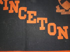 Vintage Princeton University Wool Felt & Leather Tiger Stitched Banner VGC RARE — photo 9
