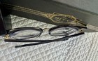 DITA Glasses Frame Rebella DRX-3031 Black/Navy?  Gold Cat Eye READ! — photo 9