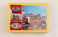 HELJAN CON-COR N SCALE # 605 FIRE STATION BUILDING