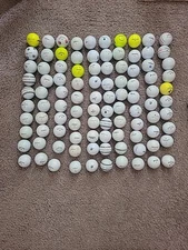 Mixed Brands Used Golf Balls 100 count + bonus