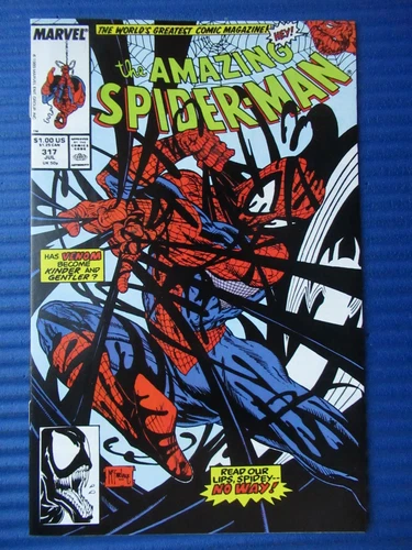 AMAZING SPIDER-MAN # 317 - (NM+) -MCFARLANE-SPIDER-MAN VS VENOM-AUNT MAY-M.JANE