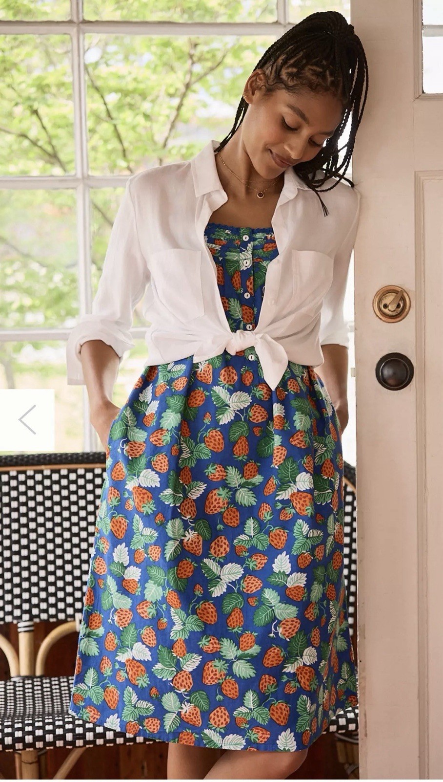 Anthropologie  Printfresh Strawberry Fields Dress… - image 2