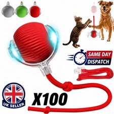 Automatic Rolling Ball Smart Cat Dog Toy Electric Pet Self-moving Kitten lot