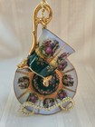 Royal Vienna Gold Green Demitasse Cup & Saucer  Love Story Beehive Crown Mark — photo 1