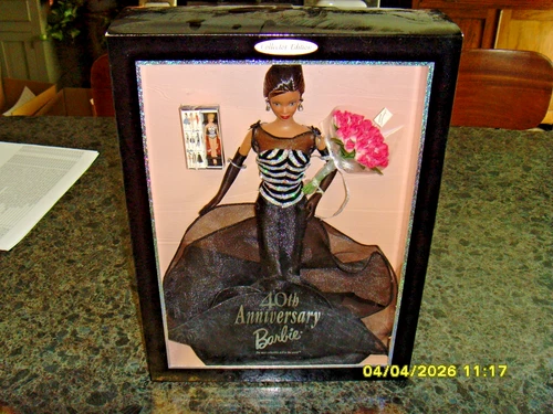 Vintage Barbie 40th Anniversary African American Doll 1999 Mattel 22336