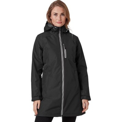 Helly Hansen Size XS Black Long Belfast Winter Insulated Jacket Hooded HR2-78