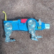 Voltron Blue Lion Robot Toy Number 4 Chrome Legs 1980s Ages 8-11 12-16 Years