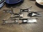 Vintage French Knife Rests, Animals, Dog, Gator, Chicken, Pelican, Birds, 6 pcs — photo 1