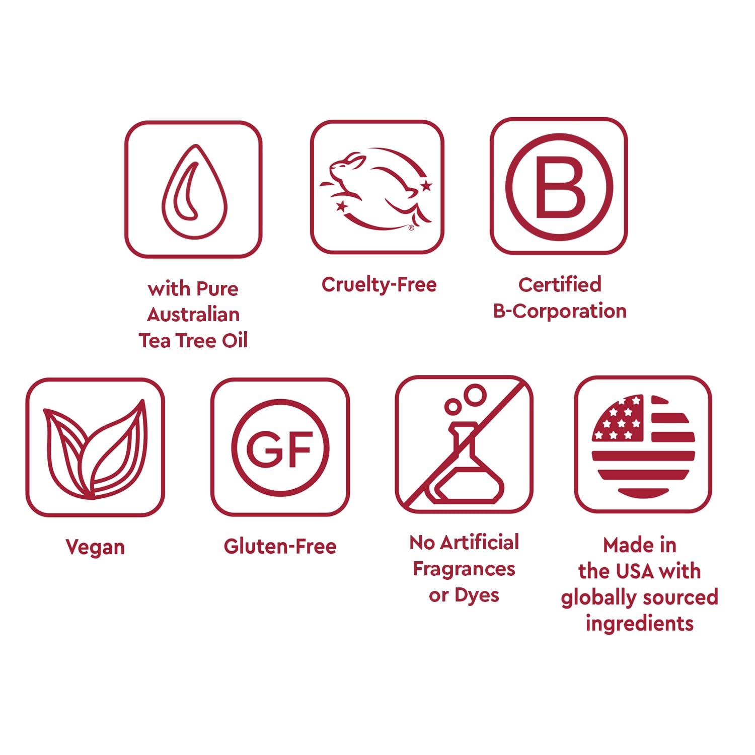 Thoroughly Clean Face Wash with Tea Tree Oil, Castile Soap and Coconut Oil - Org