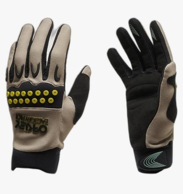 Oakley Mens Switchback Mountain Bike Glove 2.0, Pebble, Medium