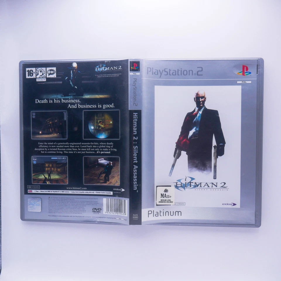 Hitman 2:Silent Assassin - PlayStation 2 PS2 PAL - Complete w/Manual - Free Post - Image 4 of 4