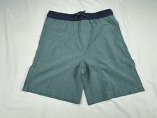 New C C California Swim Shorts Drawstring Green Boys Size 14