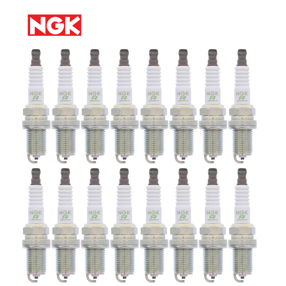 Set of 16 Spark Plugs NGK V Power Resistor BKR5E For Kia Subaru VW Jeep Bentley