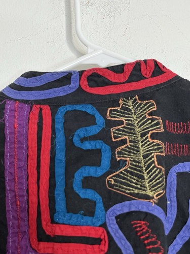 Chicos Knopf Mixed Media Multi Kunstdruck Bluse Shirt Damen 2 US L (13) - Bild 10 von 10