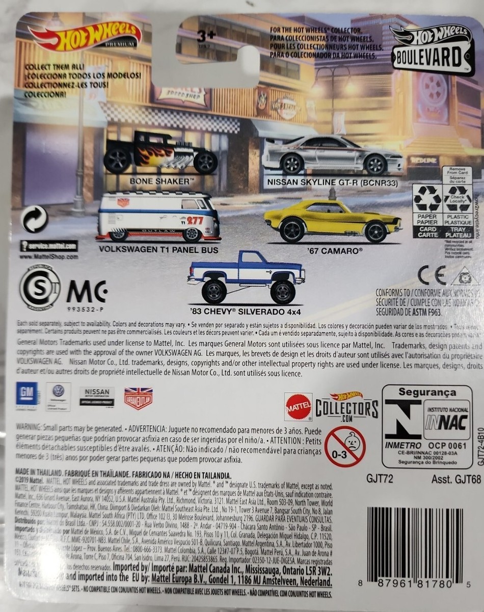 83 Chevy Silverado 4x4 PICKUP Hot Wheels Boulevard Real Riders