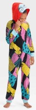 Disney's The Nightmare Before Christmas Sally Pajama/Union Suit With Hood NEW