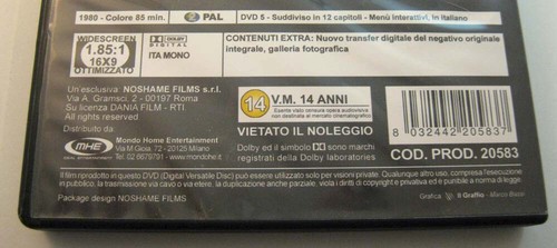 "Mangiati Vivi! (Eaten Alive!: Cannibal Uncut Collection)" DVD ITALIAN IMPORT! - Picture 5 of 5