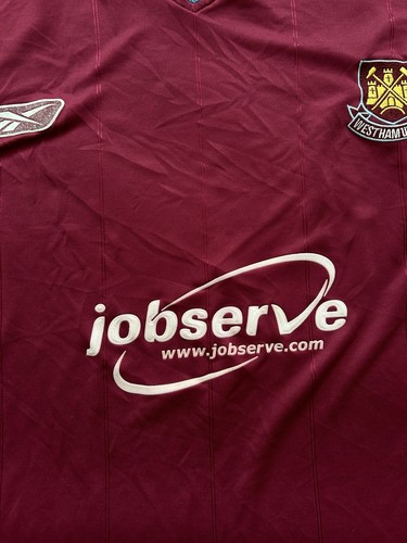 Vintage Reebok 2003-2005 Westham United Home Men’s Soccer Red Jersey Size 3XL - Picture 15 of 17