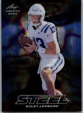 2023 Leaf Trinity Blue Lava XRC /99 Riley Leonard Notre Dame Irish